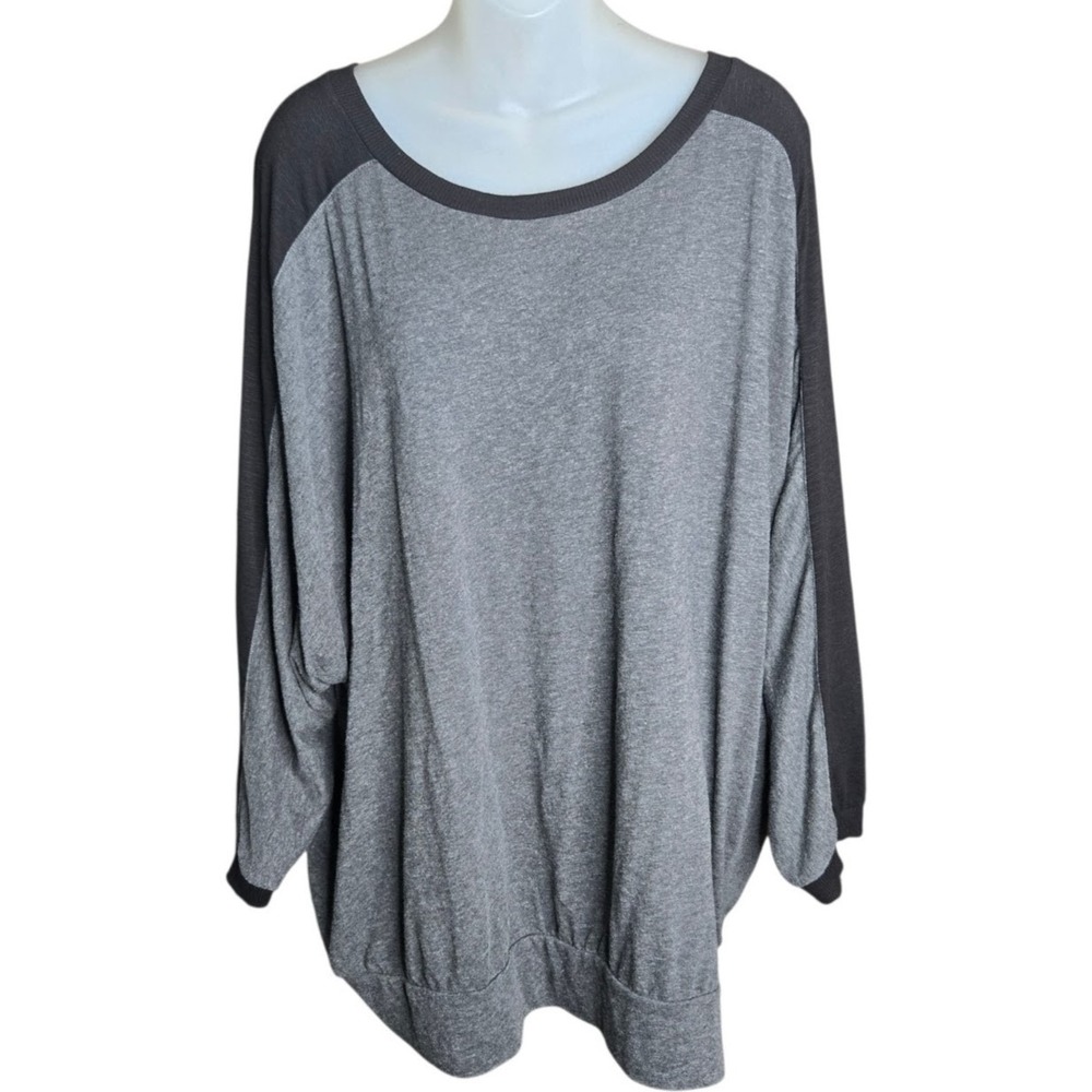 Torrid Womens Comfy Athleisure Top Size 3X Lounge Casual Dolman Super Soft Slub